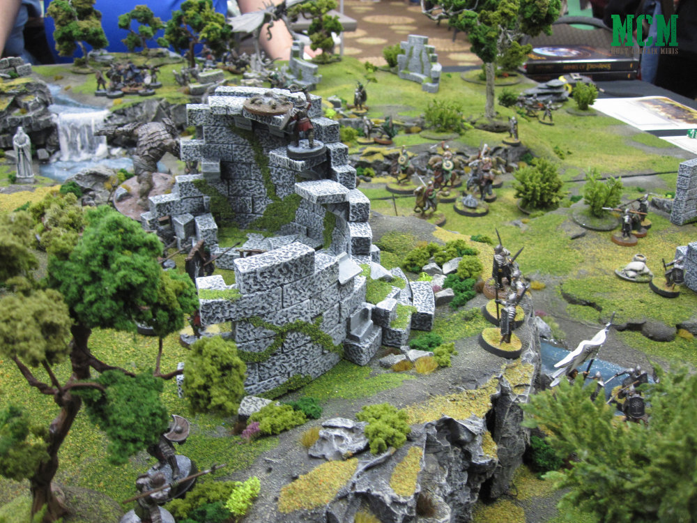 Lord of the Rings Miniatures game at Hotlead 2019 gaming convention