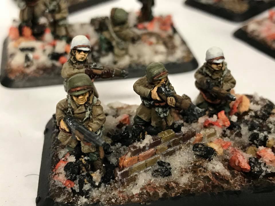 American Winter Infantry up close and personal in 15mm. Flames of War Miniatures