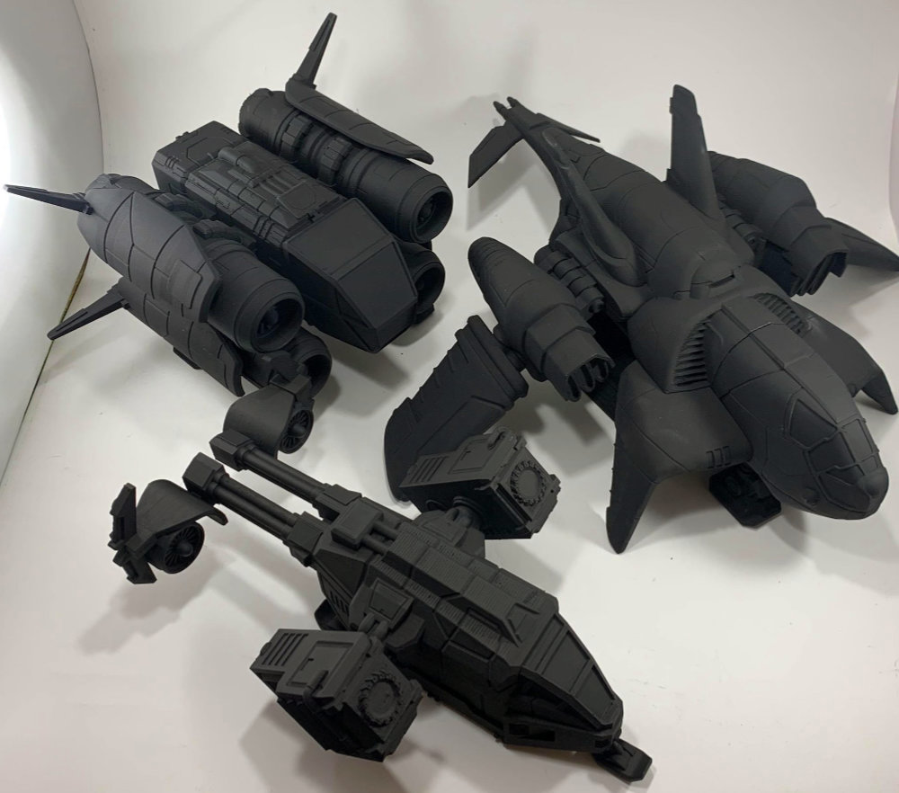The Space Ships of Arvalon 8 by RM Printable terrain