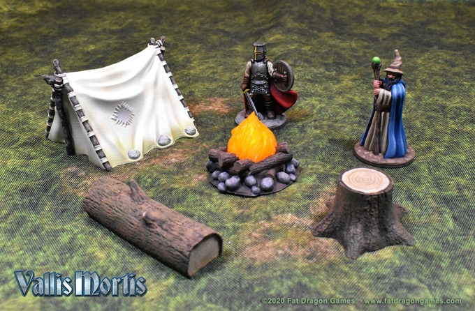 Camping in the wilderness - 3D printed terrain