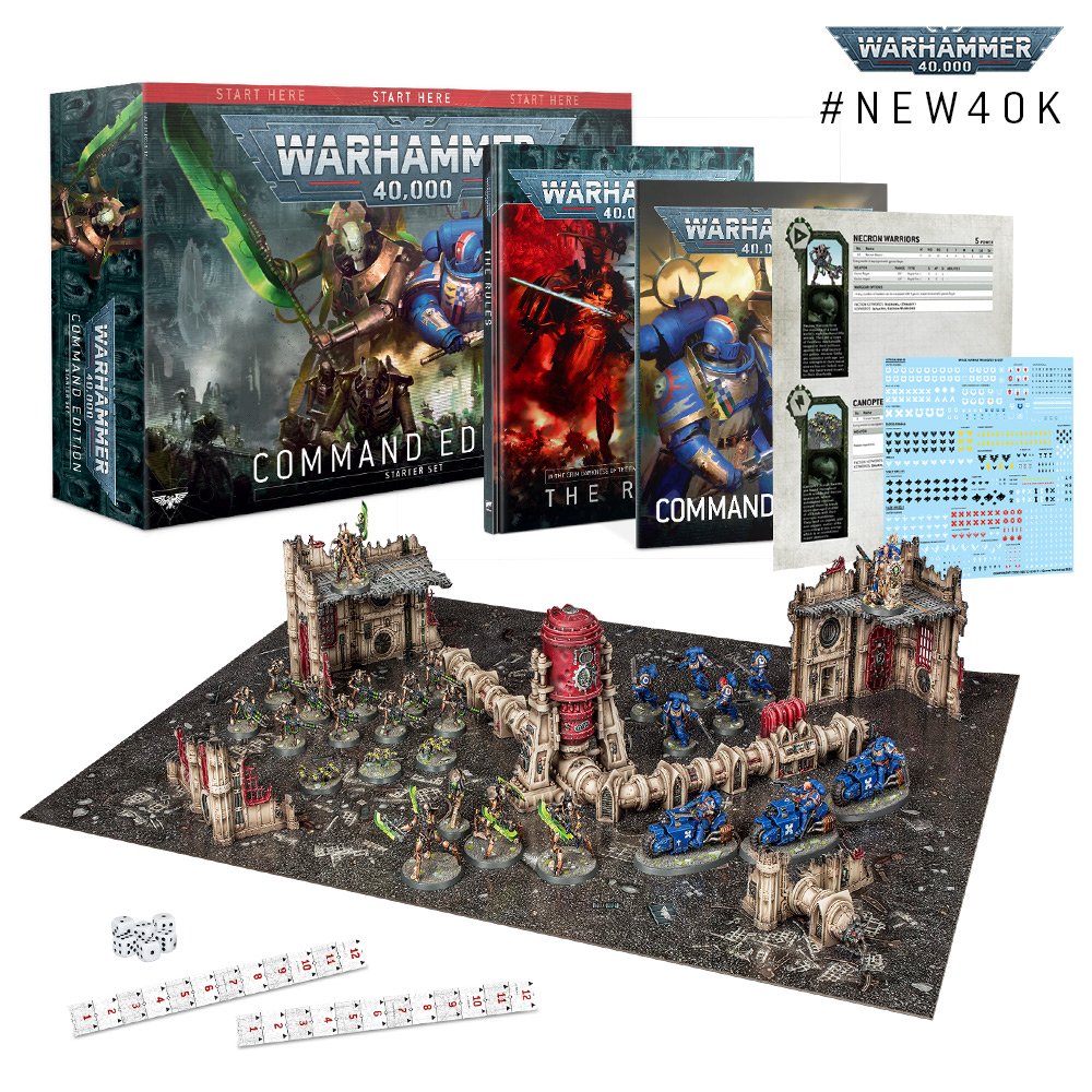 The Command Edition of the Warhammer 40K Starter Set - The all in starter kit for Warhammer 40,000