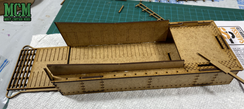 Repairing my MDF model kit after snapping a piece