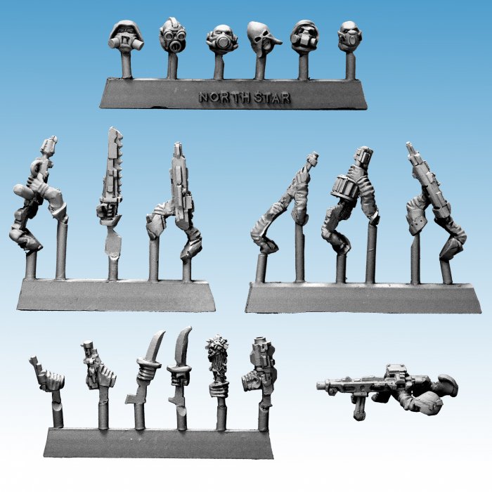 Stargrave Weapons for Frostgrave Cultists - Sci Fi Weapons Pack