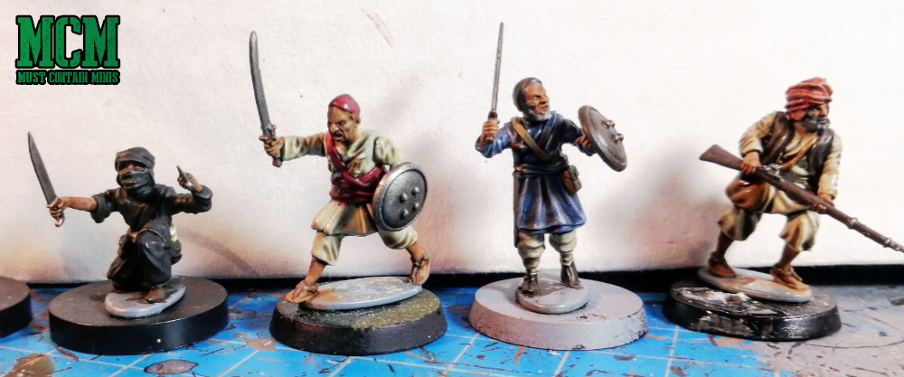 Wargames Atlantic Afghan Warriors Review - Painted Miniatures 