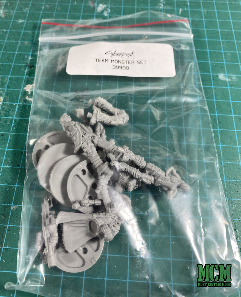 Cyberpunk Red Miniatures Review - Team Monster Set - Must Contain