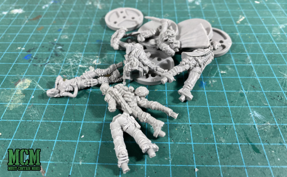 Cyberpunk Red Miniatures Review - Team Monster Set - Must Contain Minis