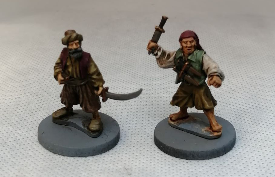 Some 25mm / 28mm swashbuckling miniatures. 