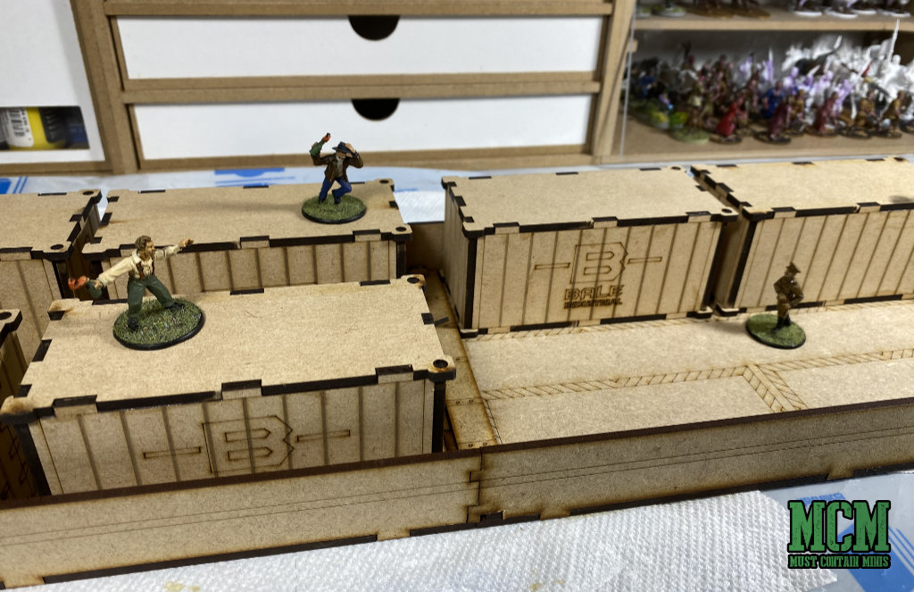 TT Combat MDF Terrain Review - Intermodal Containers from the City Streets Collection