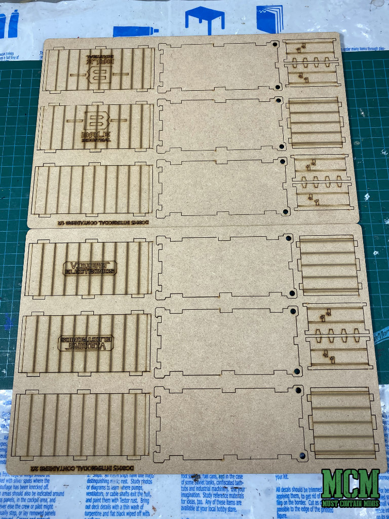 TTCombat Intermodal Containers MDF Sprues