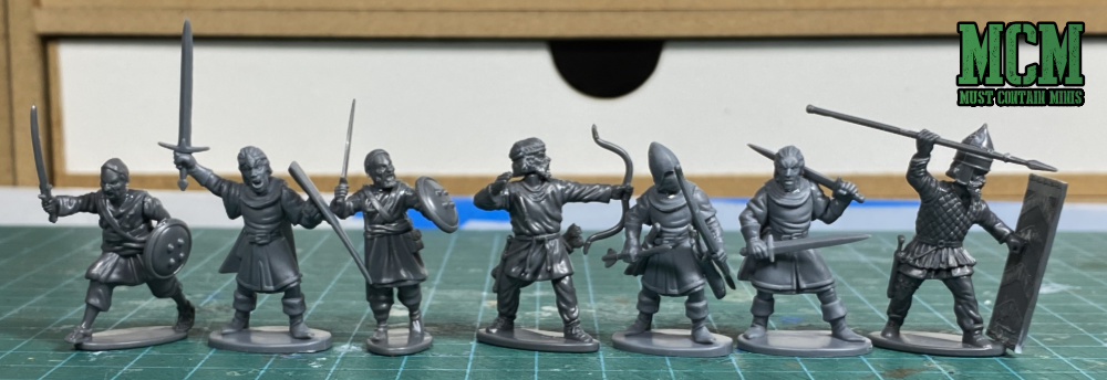 Wargames Atlantic Afghan Warriors Review - Scale Comparison of Persians, Afghans and Oathmark Miniatures 