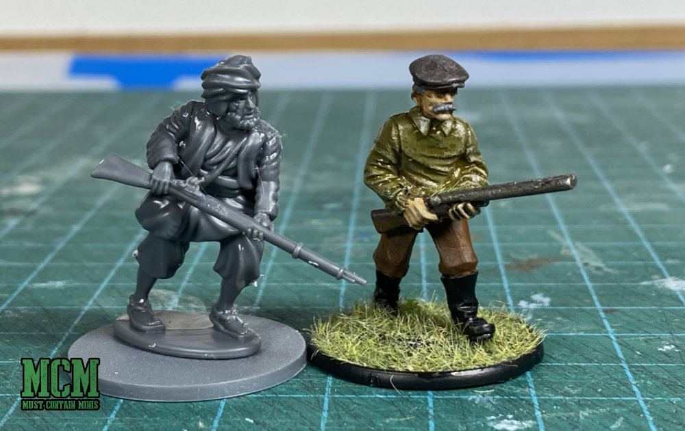 Scale Comparison Wargames Atlantic to Bolt Action - Warlord Games vs Wargames Atlantic