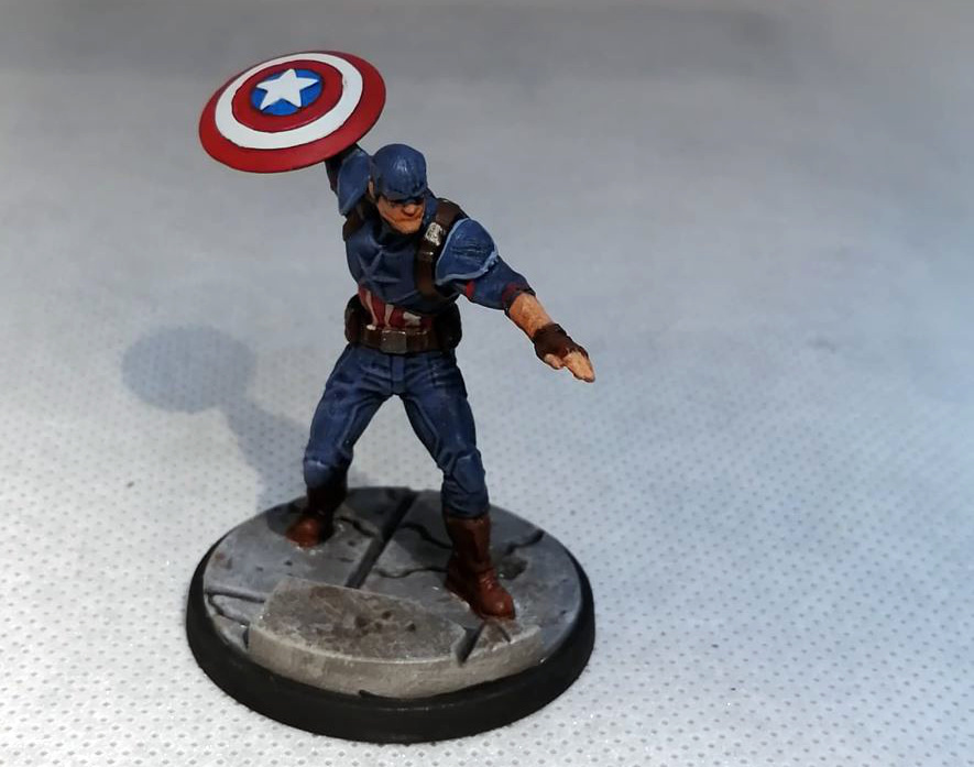 Crisis Protocol Painted Miniatures - Captain America