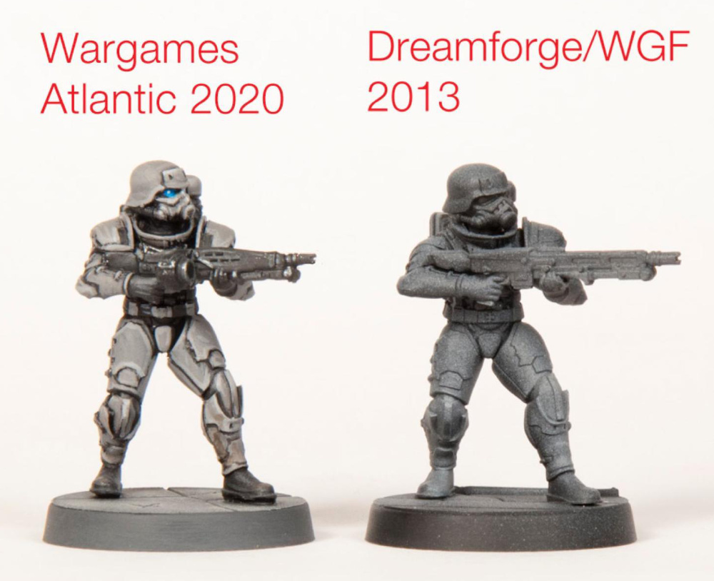 Eisenkern Models Wargames Atlantic versus Dreamforge Model Changes