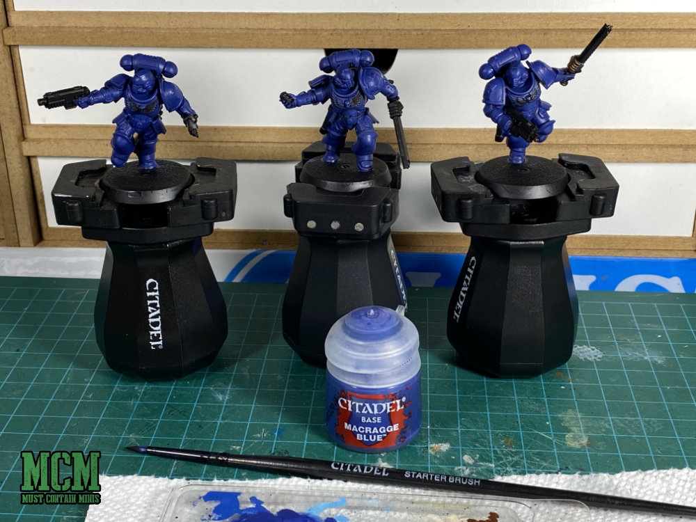 Quick Tutorial for Beginners - How to Paint Your Space Marines Assault  Intercessors - Ultramarines 