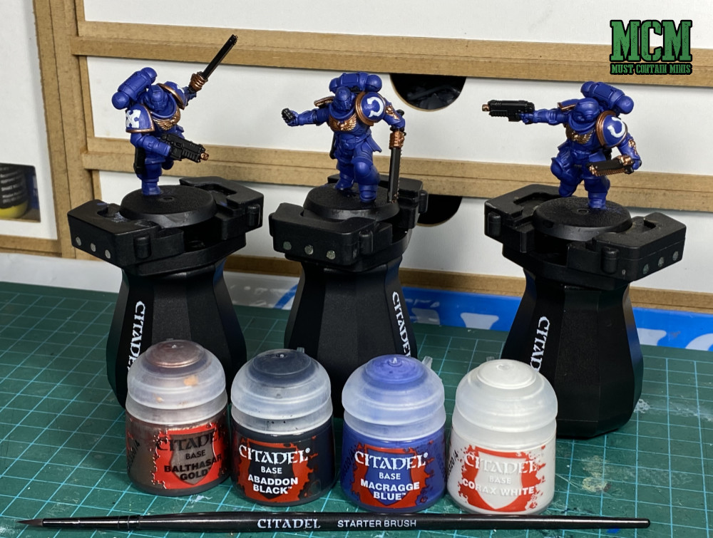 How to paint space marines - Base Coating Assault Intercessors