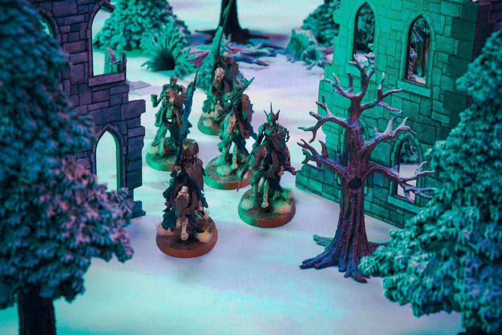 Age of Sigmar on Ice Wilds Gaming Terrain - Winger Gaming Tabletop by Monster Fight Club