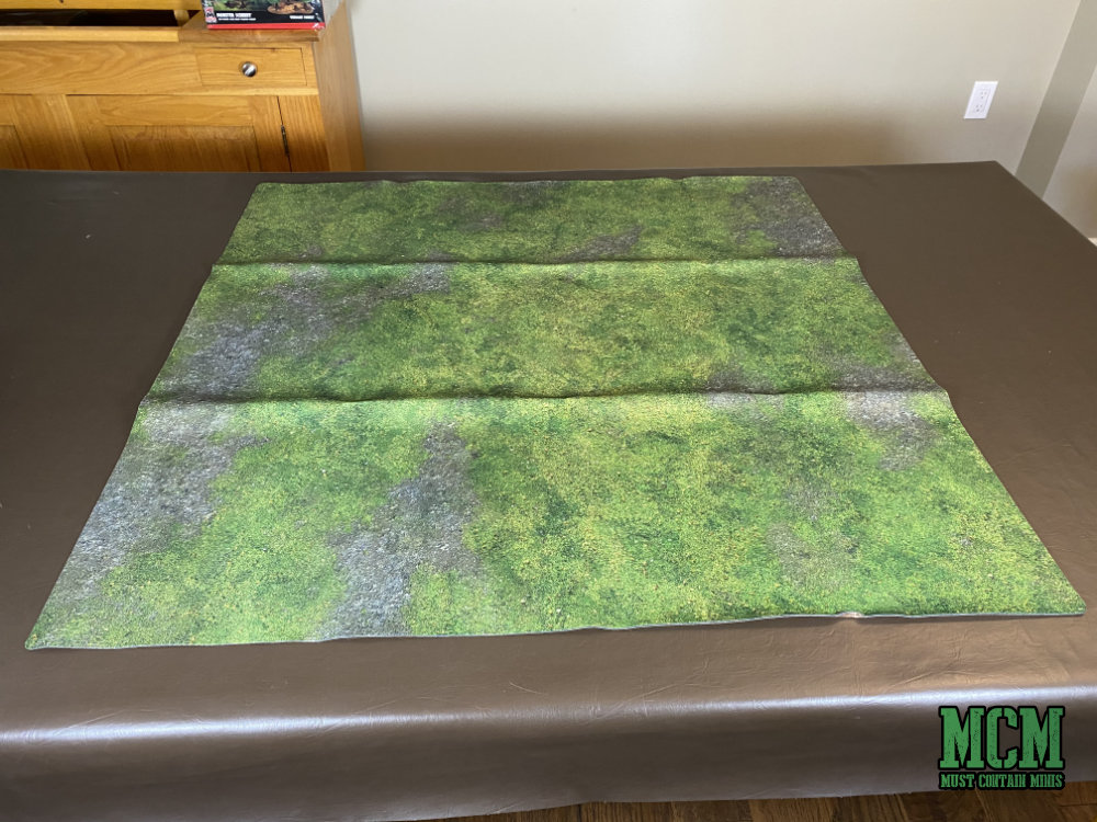 The gaming mat right out of the box