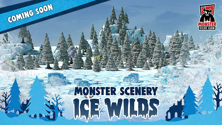 Monster Fight Club Going to Kickstarter with Monster Scenery Ice Wilds