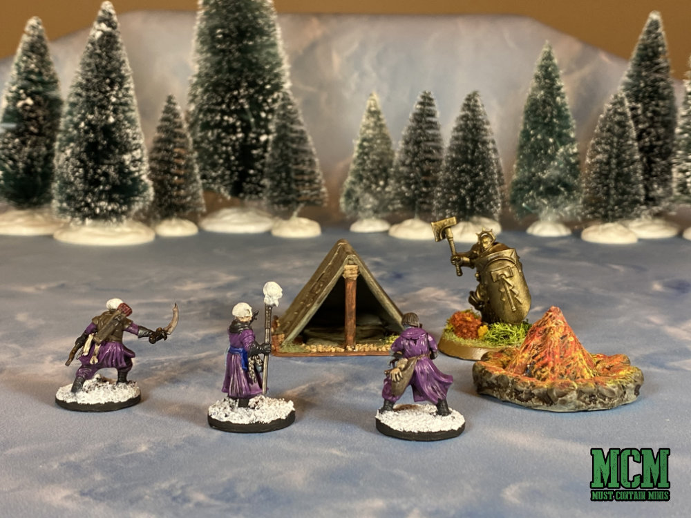 Fire Pit and Tent Review - Age of Sigmar and Frostgrave Scale Comparison - Miniature Wargaming Terrain