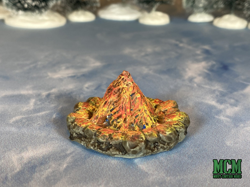 Miniature Wargaming Fire Pit Terrain Piece Review 