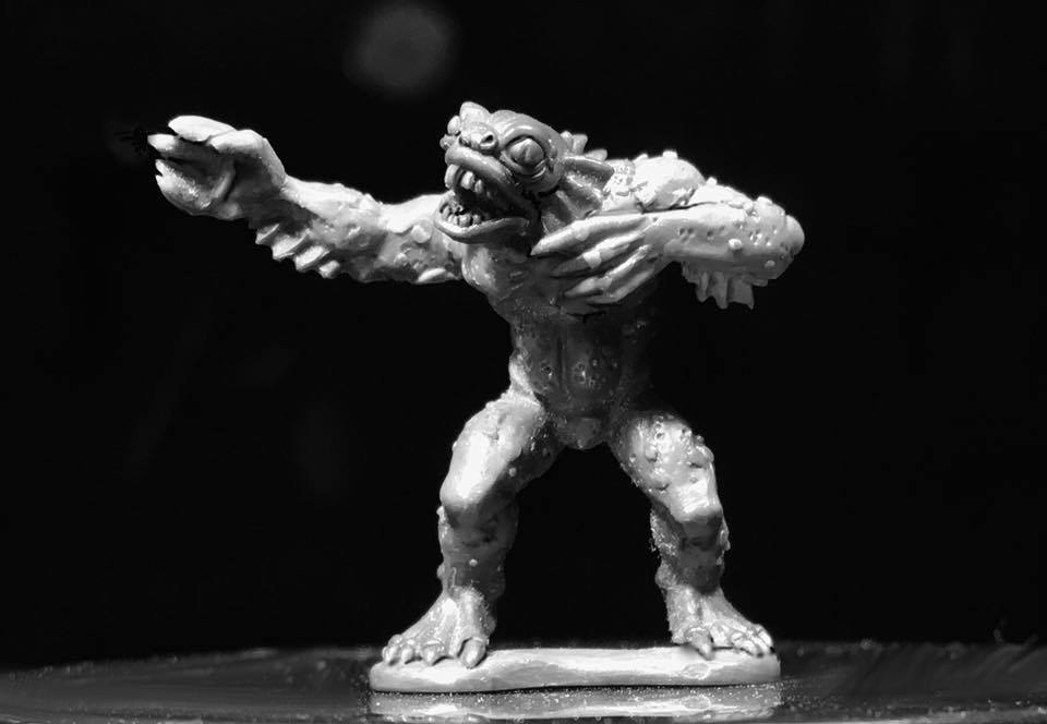 Deep Ones 28mm Miniature. Adaro for Black Sun by Crucible Crush