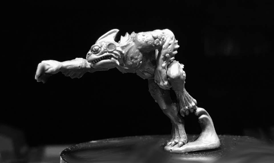 Deep One 28mm miniature