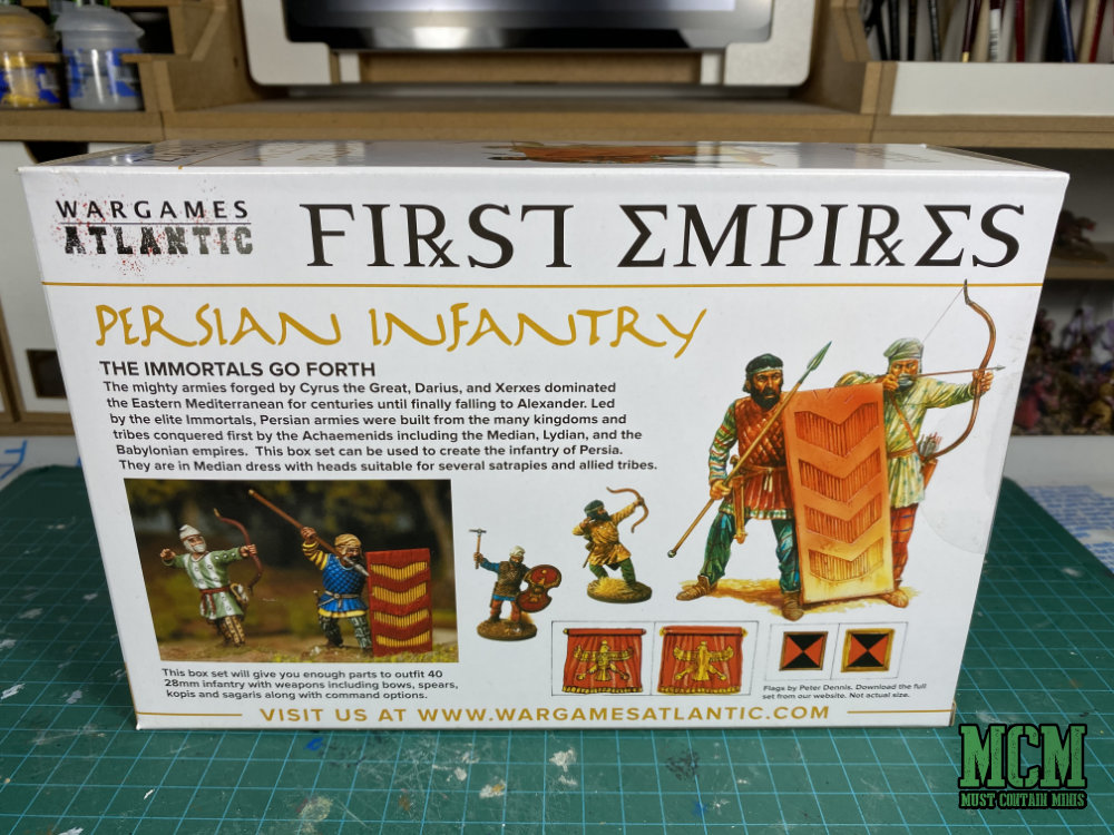 First Empires Persian Infantry Review of 28mm miniatures by Wargames Atlantic