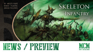 Read more about the article Oathmark Skeleton Infantry Preview – 28mm miniatures