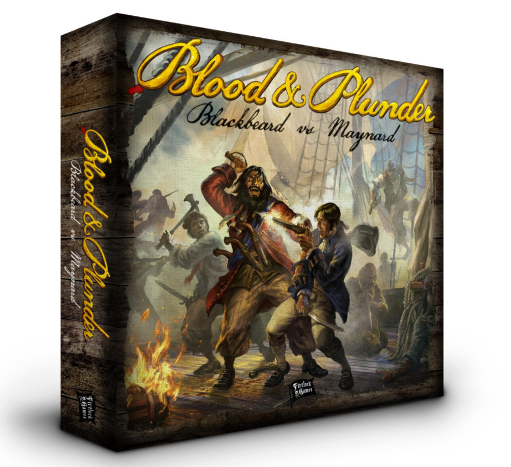 Blood and Plunder - Blackbeard vs Maynard 2 player starter set box art