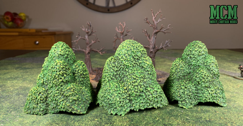 Using Tree tops as bushes for wargaming terrain