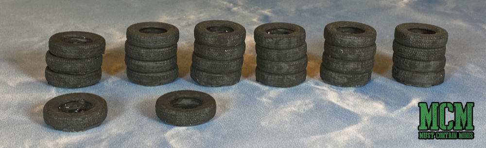 Six Squared Studios tires scatter terrain review