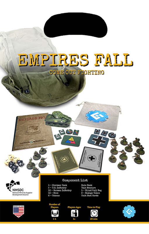 Gaddis Gaming Empires Fall Starter Set contents.