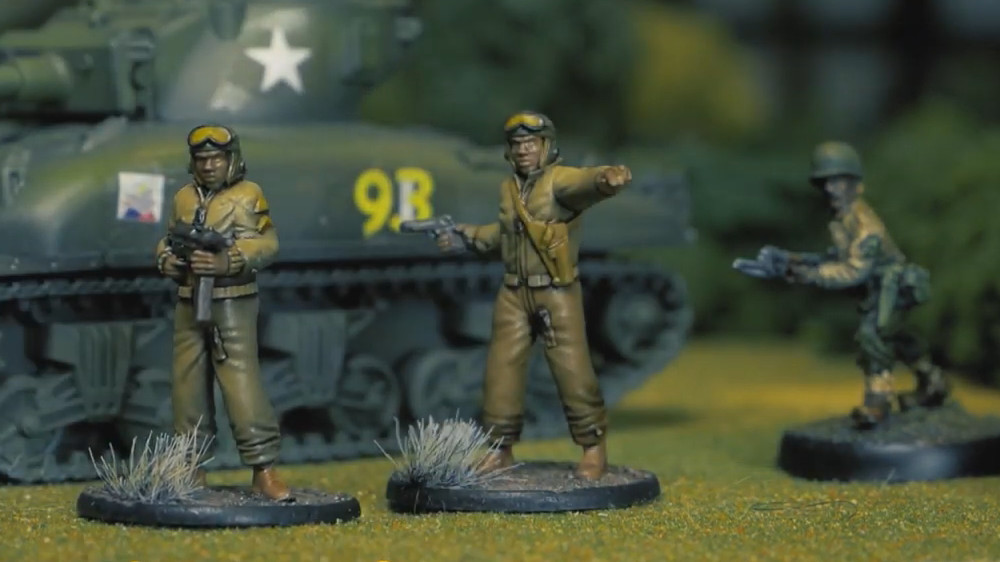 Gaddis Gaming 761st all African American 28mm miniatures - WW2