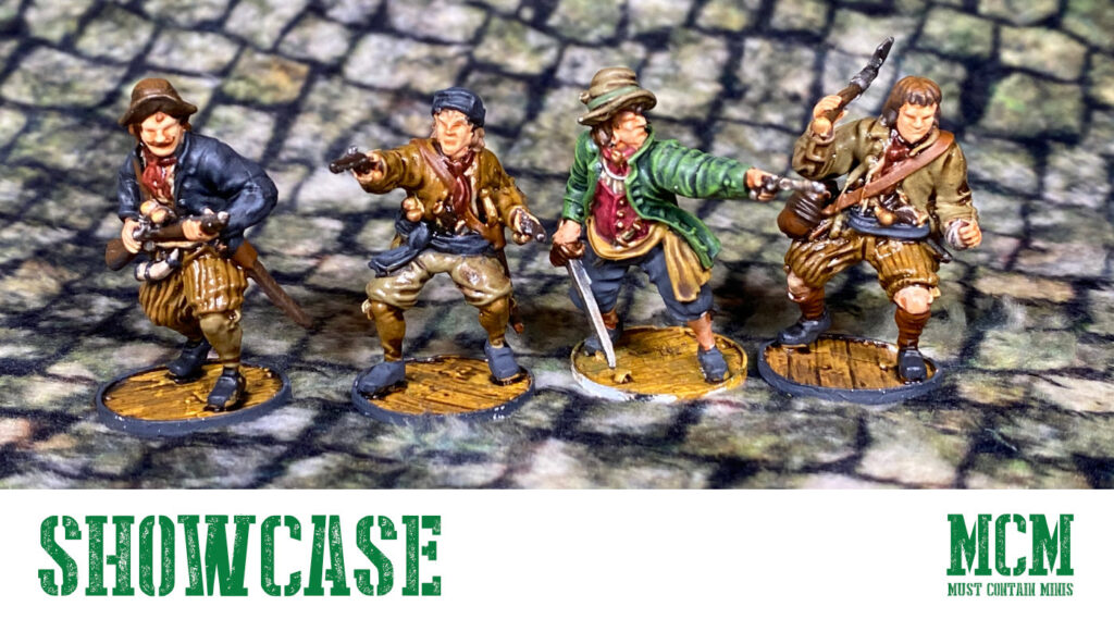 Blood & Plunder Enter Ploeg Miniatures - Painted - One of the best melee units in Blood & Plunder.
