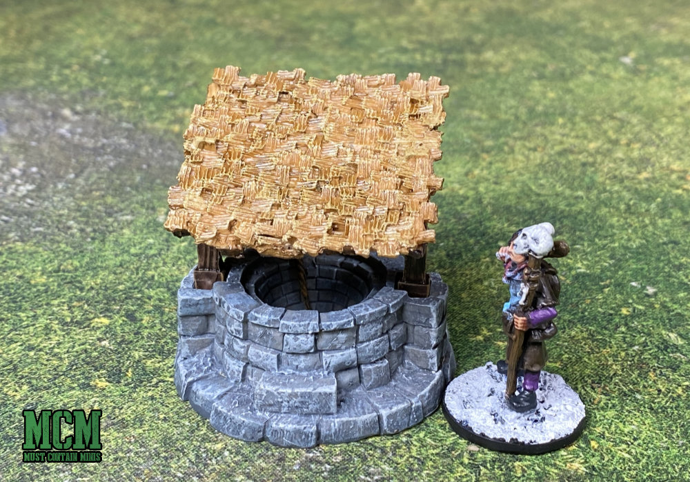 The roof of the well - 28mm terrain