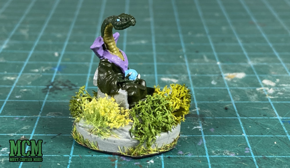 A snake wizard 28mm miniature