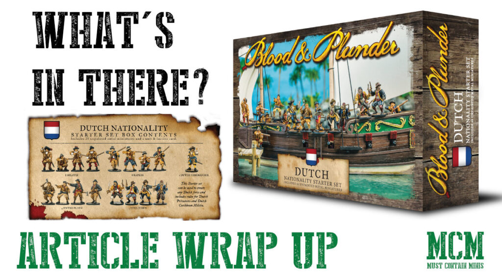 Blood & Plunder Dutch Starter Set unboxing, showcase and discussion