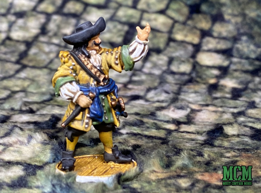 A Painted Dutch Captain for Blood And Plunder by Firelock Games