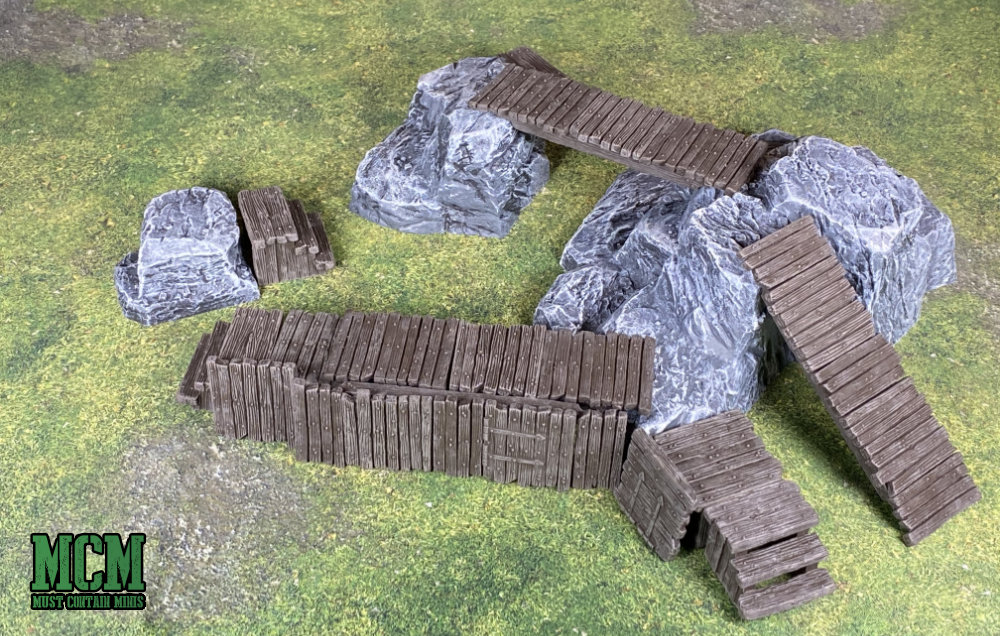 Monster Scenery Terrain Review - Bridges & Barricades and Rock Hills