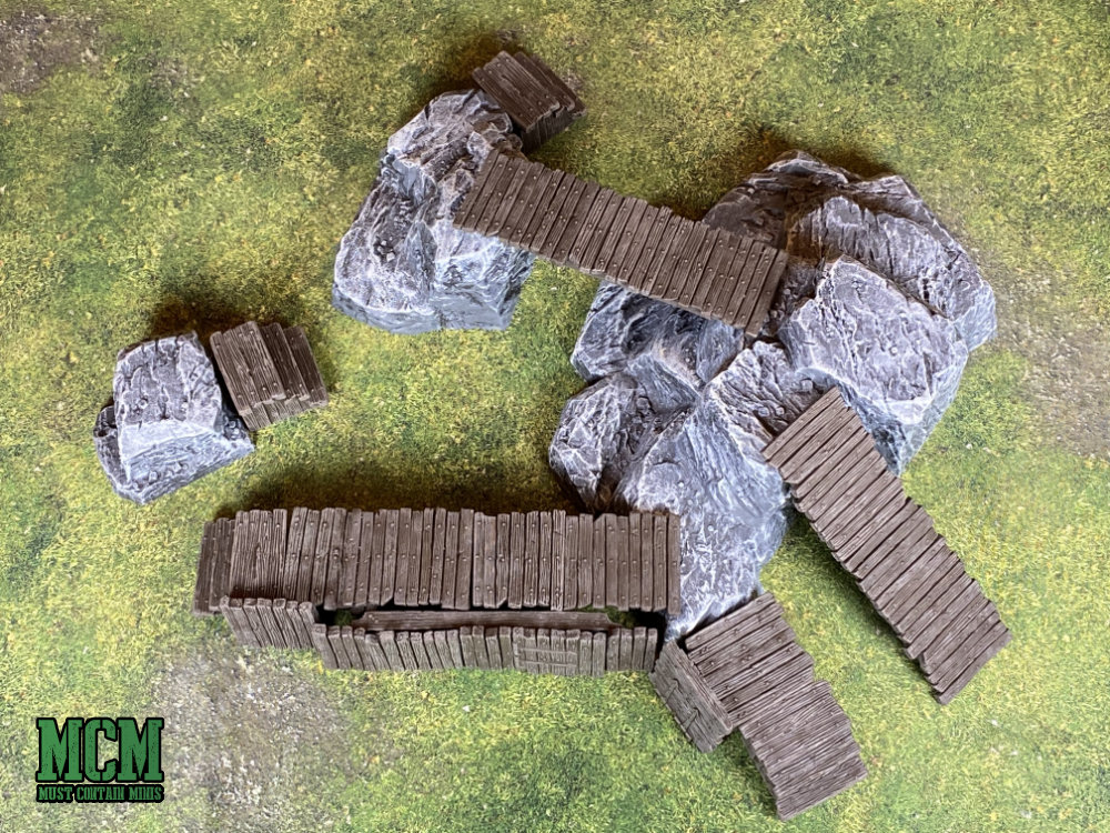 Using two different sets of Monster Fight Club Terrain together.