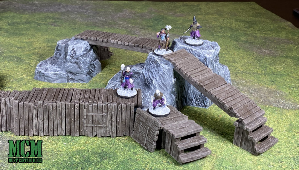 Scale Comparison - Monster Scenery terrain to Frostgrave