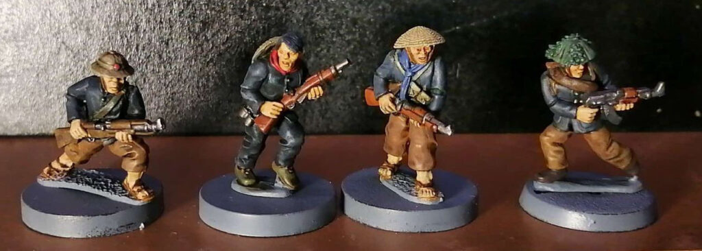 28mm Vietcong miniatures by Crucible Crush.