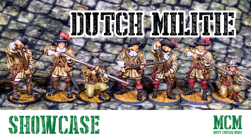 Painted Dutch Militie Miniatures for Blood and Plunder - Firelock Games