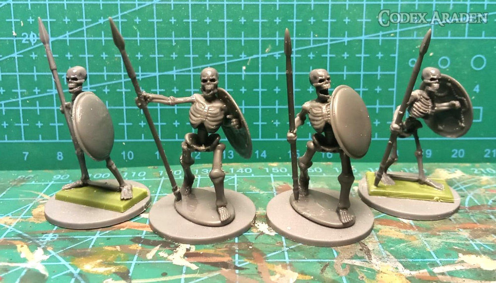 Warlord Games vs Wargames Atlantic Skeleton Warriors 