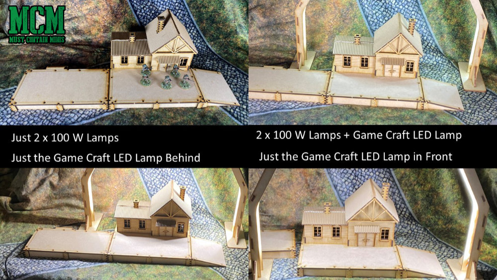 Lighting for miniature and terrain photography. How to photograph Wargame models.