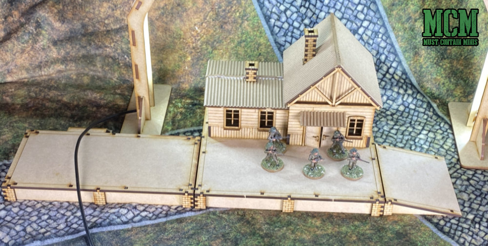 28mm train station review