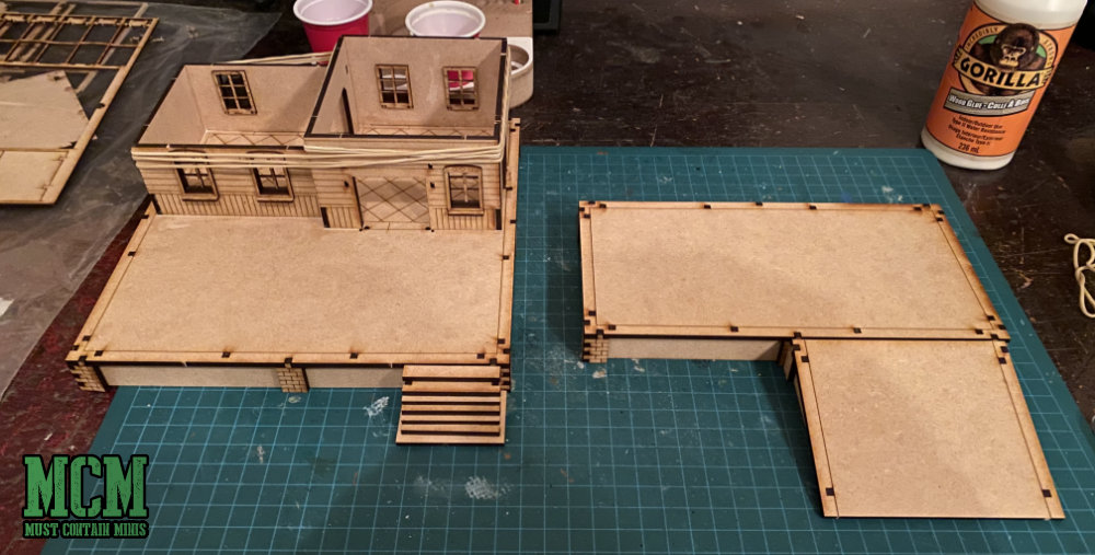 Using Gorilla Wood Glue for an MDF wargame terrain project