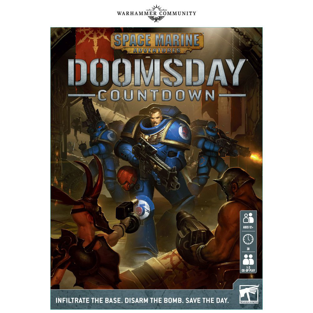 This game has me looking into GW again. It looks Awesome!!! Space Marine Adventures Doomsday Countdown