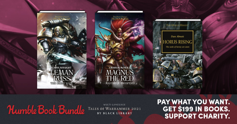 Huge Sales at Humble Bundle for Warhammer Novels - Learn the lore of the 40K and Age of Sigmar Worlds