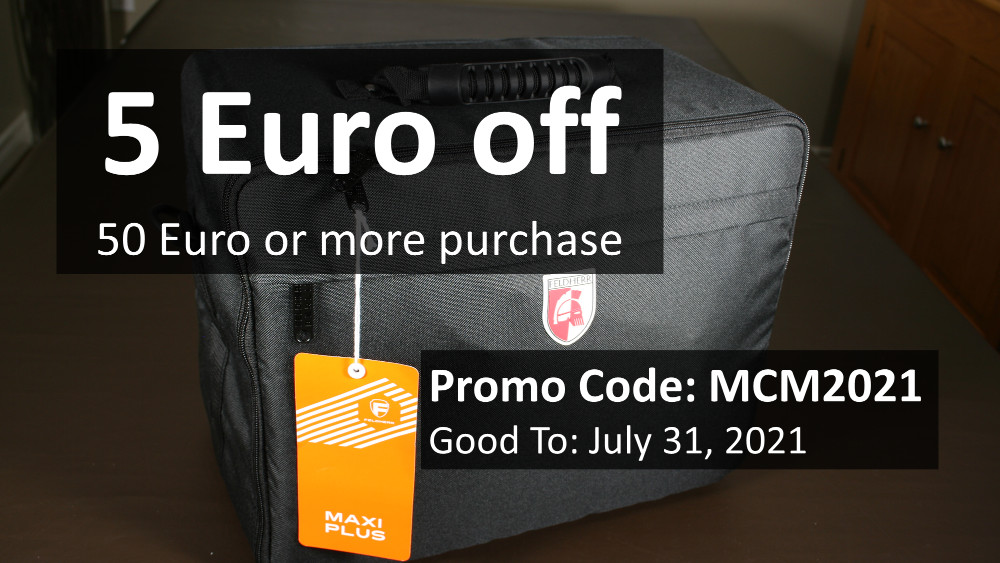 Coupon Code for money off a miniatures carrying case. 
